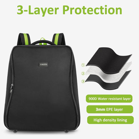 V2,MINU V3, Backpack YOREPEK Padded Stroller Bag for Airplane Travel Fits for UPPAbaby MINU,MINU Gate Check Stroller