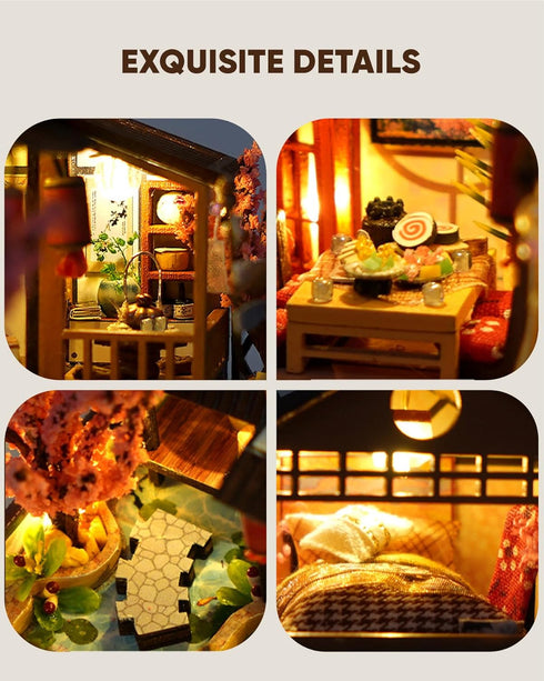 DIY Miniature House Kit, Mini House Kit for Beginners, DIY Dollhouse Kit for Adults to Build, Model Building Craft
