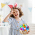 24Pack Labrostar Easter Eggs Fillers with Easter Bunny Plush Inside Prefilled Easter Eggs for Easter Eggs Hunt Easter