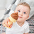 Feeding,3 Smily Mia Baby Fruit Food Feeder & Freezer Teether Combo, ICY Bite Ice Cream Teether for Baby Cooling Relief