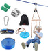 VEVOR Zipline Kit for Kids and Adults - 52 ft Zip Line Kits Up to 500 lb, Quick Setup Backyard Playground Entertainment