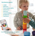 Ulanik Montessori Balls in Cups - Toddler Toys for 1 Year Old, Kids Preschool Wooden Matching Games