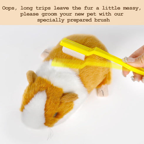 2pc Guinea Pig Stuffed Animals, Realistic Plush Cute Plushie Toys for Kids Birthday