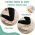 LAUJIA Grey Foldable Baby Bathtub with Cushion & Kneeling Pad, Large Infant Bath Tub with Thermometer & Support Pillow
