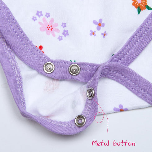 Reborn Baby Doll Clothes, 4 Pieces, 20-22 Inch Purple Clothing Sets for Newborn Baby Dolls