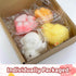 mpoakid 4 Pack, Taba Squishy Toys Soft Sensory Fidget Squeeze Toys for Stress Relief, Kawaii Fufu Squishies for Kids