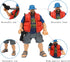 12 4" ONEST Pieces Explorer Action Figures Explorer Figurines Action Figures with Hats & Accessories for Party