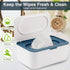 wenvastree Baby Wipes Dispenser, Wipe Holder for Baby & Adult,Keeps Wet Tissue Fresh, Non-Slip Wipes Case,Easy Open
