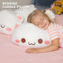 12") Onsoyours Cute Kitten Plush Toy Stuffed Animal Pet Kitty Soft Anime Cat Plush Pillow for Kids (White Cat
