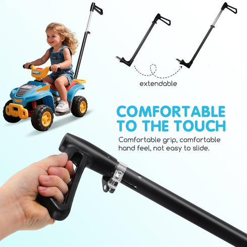 HANABASS Baby Push Car Handle Replacement, Universal Toddler Stroller Handle, Lightweight Quick Release Push Rod