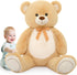 Tezituor 4.3 Feet Giant Teddy Bear Stuffed Animals, Large 52 Inch Plush Teddy Bear for Valentine's Day Gift