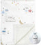 CREVENT Cozy Soft and Warm Mink Baby Blanket with Sherpa Backing, Gift