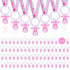 72 Cute Pacifier Necklaces for Baby Shower Girls & Boys Party Favors,