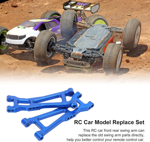 RC Car Swing Arm, Aluminium Alloy High Hardness Front Rear Swing Arm for 1/16 RC Car