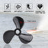 3 4mm RC Boat Propellers, Durable Plastic Blades CW CCW Design, Outboard Propellers, Shaft for RC Hobbyists, Boat