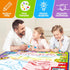 Jasonwell Aqua Water Doodle Mat 31 X 31 Inches, Extra Large Magic Drawing Mat, Educational Gifts for Kids Age 2-8