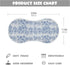 WELLDAY Set 1, 22 11 Inch Muslin Baby Burp Cloths of Soft Absorbent Blue Toile Watercolor Cotton Burping Cloth, Milk