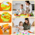 52 Sets, Set Set EFO SHM PCS Kids Cooking Montessori Pretend Play Kitchen Toys for Real Cooking Baking, Toddler Knife