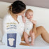 KAHLMI Massage Me! Onesie for Baby Massage, Constipation, Gas Relief, Colic Calm & Baby Sleep Aid, Onesie for Newborn