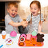 Fegalop Set 21PCS Sets Play Food for Kids, Pretend Dessert Food Toys with Cutting Toys Ice Cream and Cake,Plastic