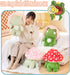 Cute Frog Plush Toy - 10" Stuffed Animal with Red Mushroom Hat for Kids and Adults