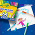 Crayola Pip-Squeaks Skinnies Washable Markers (64ct) - Mini Coloring Markers for Kids Craft Supplies