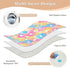 siphylline 52" 34" Simple Tie Dye Colorful Extra Large Resuable Training Pee Pads for Kids Soft Absorbent Diaper