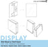Card Mount Trading Cards Stand and Wall Mount, Invisible Display for Collectible Cards, 5 Pack