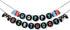 Video Games Birthday Banner, Happy Birthday Decorations for Video Games 1st Birthday, Blue and Red