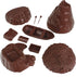Tim Mee Toy TimMee Playset Battle Terrain Plastic Army Men Accessories - Volcano Island Boat