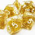 Haxtec Glitter DND Dice Set, 7PCS Polyhedral D D Dice for Roleplaying Games, Compatible with Dungeons and Dragons