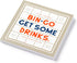 Brass Monkey Bin-go Get A Few Drinks – Game Book with Perforated Bingo Cards for Bars and Restaurants