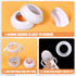 BOXOB 4pcs 4pcs Baby Bottle Caps Replacements with Baby Bottle Nipple Rings for Avent Natural Bottles, No BPA Baby