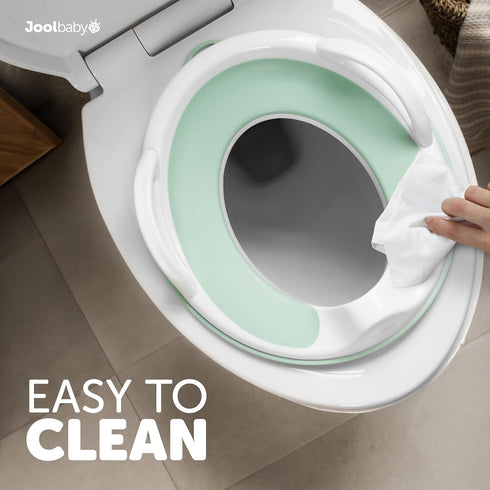 Jool Baby Potty Training Seat for Boys and Girls With Handles, Fits Round & Oval Toilets, Non-Slip with Splash Guard