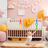 KALAMANDA 8 Pcs Baby Playpen Pull Up Rings, Pull Up Handles Standing Walker Crib Pull Rings for Toddler Kids Children