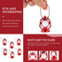 Toddmomy Mini Dollhouse Lantern 6Pcs Mini Kerosene Lamp Miniature Lantern for Dollhouse Accessories