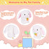 Marsjoy Easter Bunny Talking Robot, 6.3" Interactive Plush Toy, Repeats Words, Dances, and Shakes for Kids