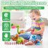 Set 3-5, Set, Assembly Dinosaur Toy for Kids Ages Magnetic Dino Toys with Lights & Sounds, Take Apart Dinosaur Building