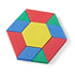 hand2mind Foam Pattern Blocks, Set of 100 Geometric Shapes for Kids, Sorting Math Manipulatives