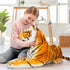 27 Inch Syhood Large Tiger Stuffed Animal Plush Giant Tiger Toy, Suitable for Birthday Gifts