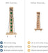 WE Games Shoot the Moon - Classic Solid Wood Rolling Ball Game for Family Fun & Skill Building, Enhances Social Skills