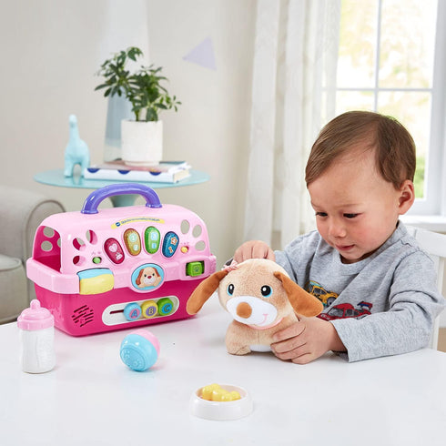 VTech Care for Me Learning Carrier - Pink Educational Toy for Toddlers (Frustration Free Packaging)