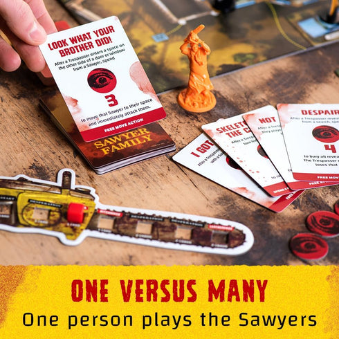 The Texas Chainsaw Massacre Slaughterhouse Strategy Board Game for 2-5 Players, Ages 13 and Up