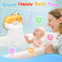 1-3 4-8, Baby Bath Toys for Kids Ages Rechargeable Dinosaur Bath Bubble Machine with Music for Toddlers, Baby Bathtub