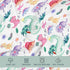 Girls Dinosaur Changing Pad Cover for Baby, Pink Purple Dino Animal Tropical Diaper Change Table Covers