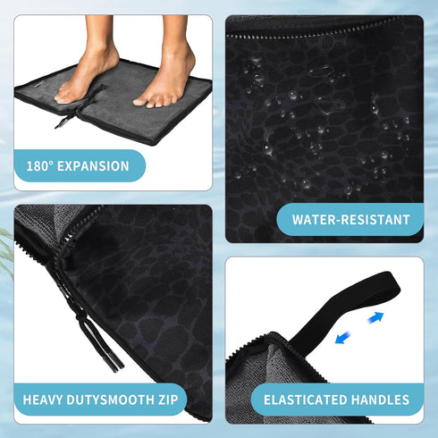 Wet Bag, Wet Dry Bag, Wet bag for swimsuit,Travel, Beach, Pool, Diapers, Dirty Yoga Gym Clothes, Waterproof Embedded