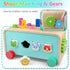 LAAVII Hammer 2 3 4 Montessori Baby Pounding Toy for Toddlers Boys Girls Years Old, Educational Learning Toy Xylophone