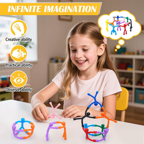 30Pcs Magnetic Travel Toys, Magnets Men for Kids, Cute Magnetic People Airplane Car Toddler Travel Essential, Fridge