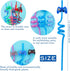 24Pcs Video Game Party Favors Straws, Reusable Drinking Straws for Kids Teen Boys Girls Birthday Party Goodie Bag