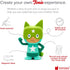 Tonies Superhero Creative Audio Character - Record & Upload Your Own Stories and Songs, Turquoise/Green